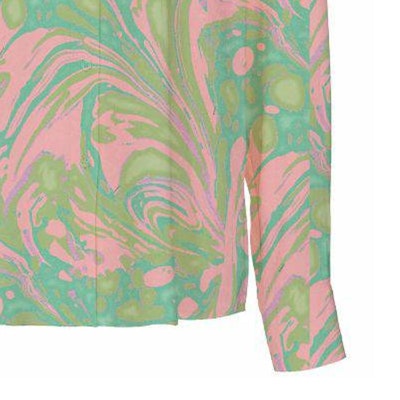 (W) PINKO FW23 綠色花卉印花長袖襯衫 100121A1NQ-SN2 Purchase (W) PINKO FW23 綠色花卉印花長袖襯衫 100121A1NQ-SN2