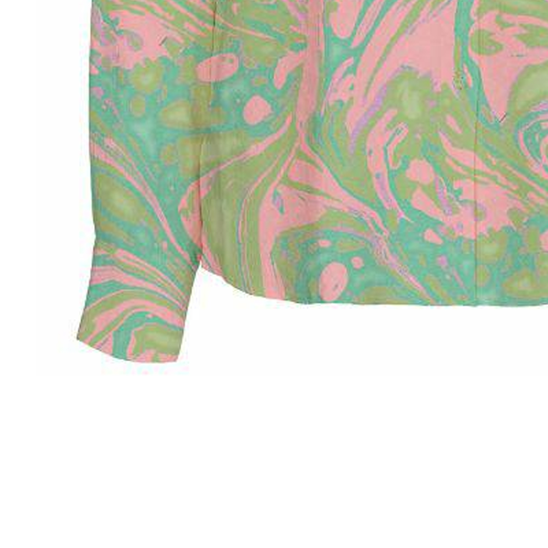 Sizing (W) PINKO FW23 綠色花卉印花長袖襯衫 100121A1NQ-SN2