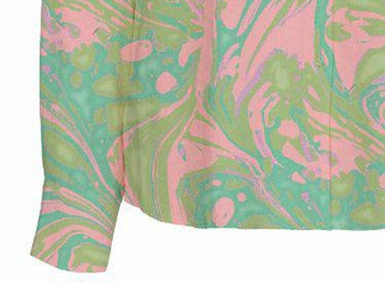 (W) PINKO FW23 綠色花卉印花長袖襯衫 100121A1NQ-SN2 Sizing (W) PINKO FW23 綠色花卉印花長袖襯衫 100121A1NQ-SN2