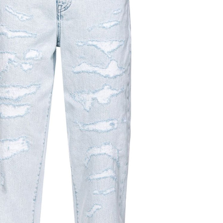 Sizing (W) PINKO FW23 淺藍色復古做舊中腰直筒牛仔褲 100379A1JK-PJQ