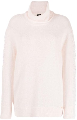 (W) PINKO FW23 淺粉色高領摺袖毛衣 102255A1BI-D46 Order (W) PINKO FW23 淺粉色高領摺袖毛衣 102255A1BI-D46