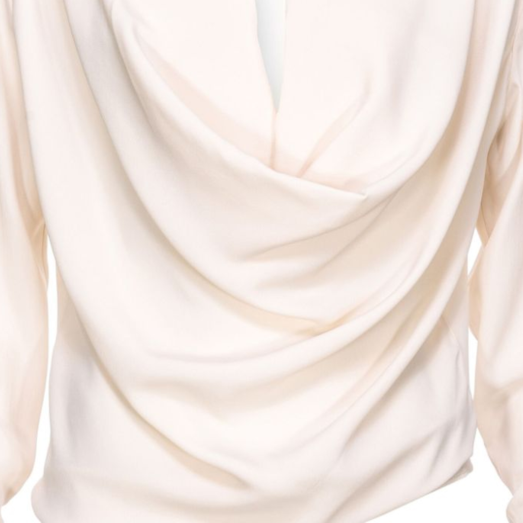 Sizing (W) PINKO 秋冬23 白色長袖襯衫 細節褶皺設計 103200A1O8-N96