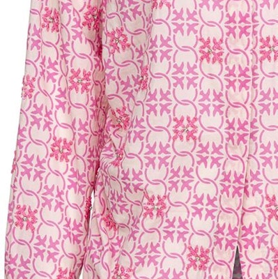 (W) PINKO FW23 粉色圖案印花長袖襯衫帶鈕扣設計 103194A1Q1-DN3 Purchase (W) PINKO FW23 粉色圖案印花長袖襯衫帶鈕扣設計 103194A1Q1-DN3