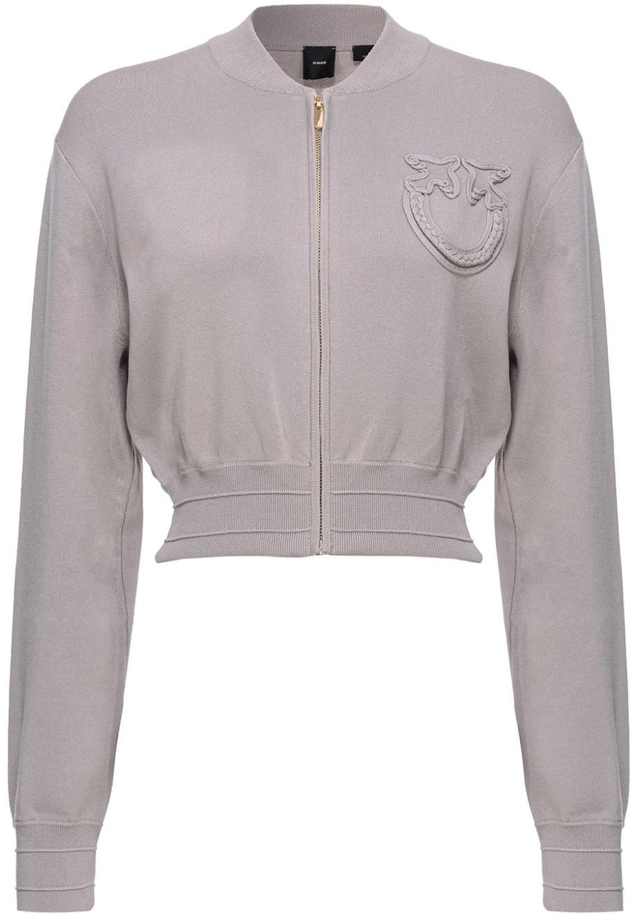 women-pinko-fw-23-solid-zip-casual-long-sleeve-jacket-light-purple-102819-a115-k30