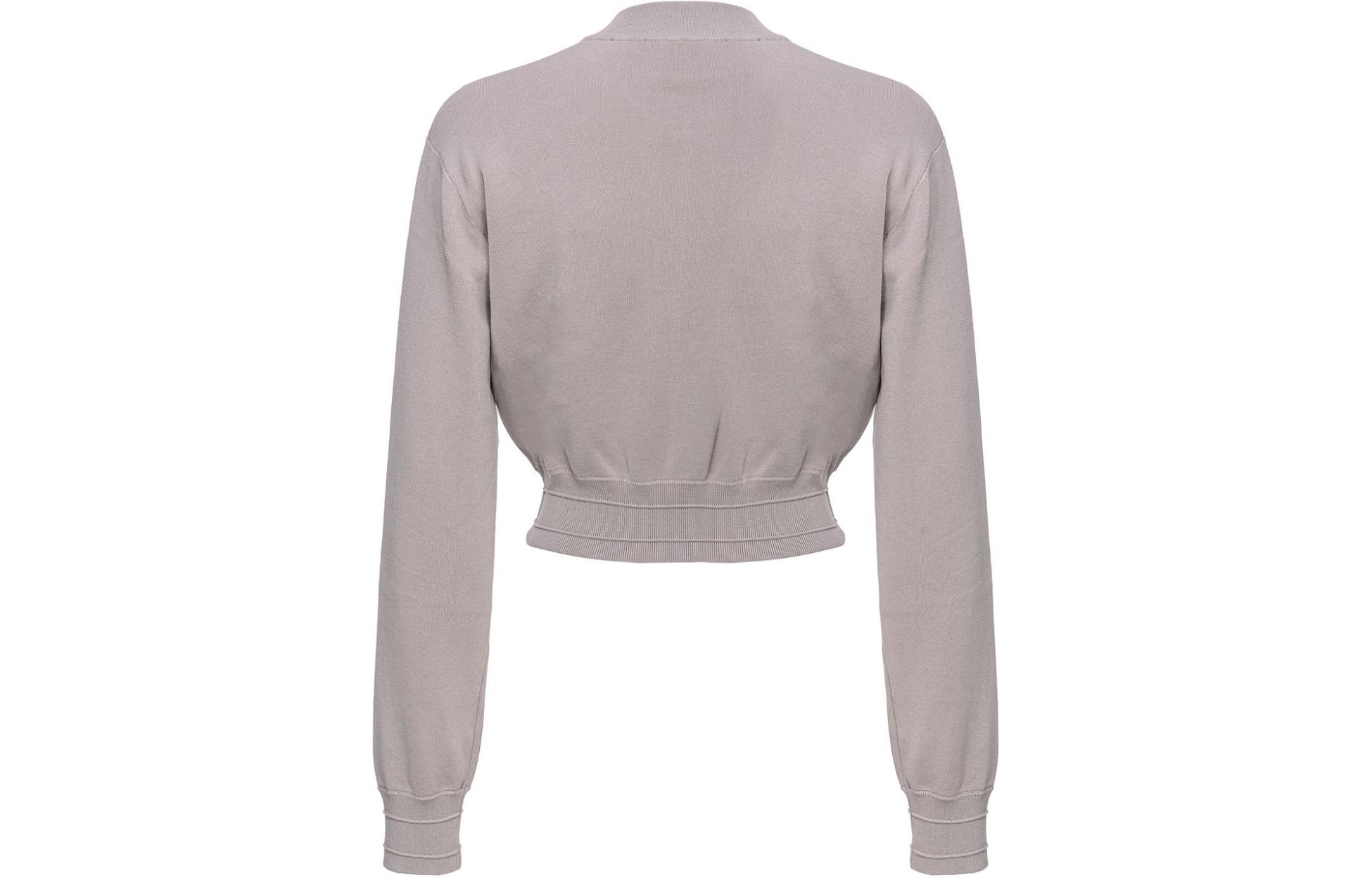 Lookbook (W) PINKO FW23 Jaket Kasual Lengan Panjang Zip Solid Ungu Muda 102819A115-K30