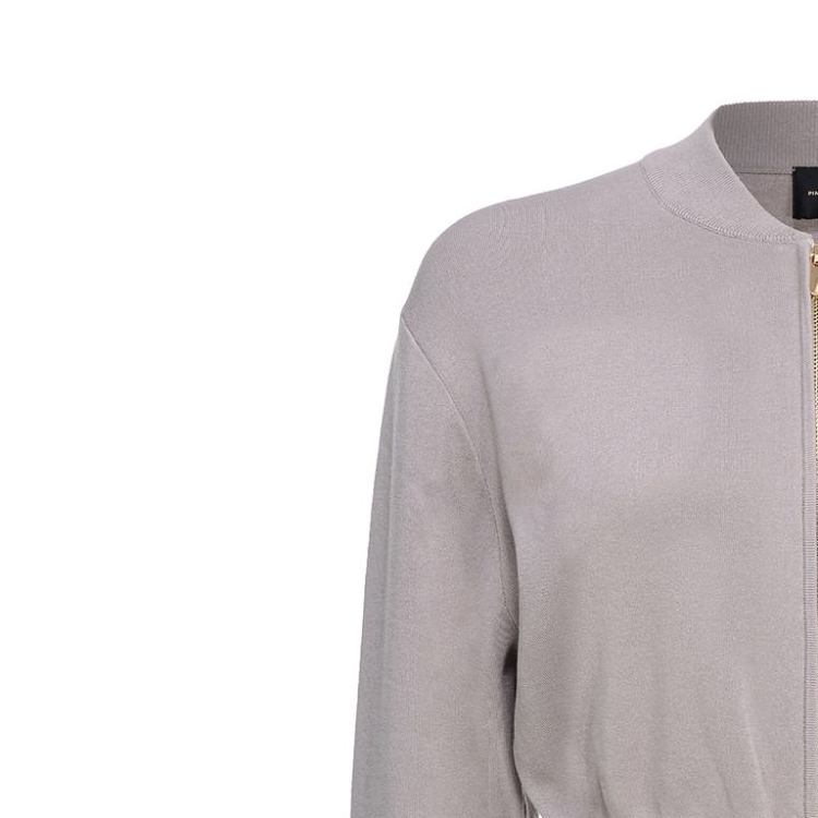 Purchase (W) PINKO FW23 Jaket Kasual Lengan Panjang Zip Solid Ungu Muda 102819A115-K30