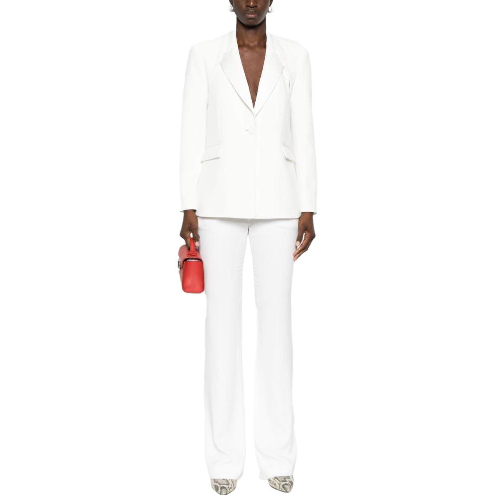 Lookbook (W) PINKO FW23 白色單排扣長袖休閒西裝外套. 103170A0HC-Z05