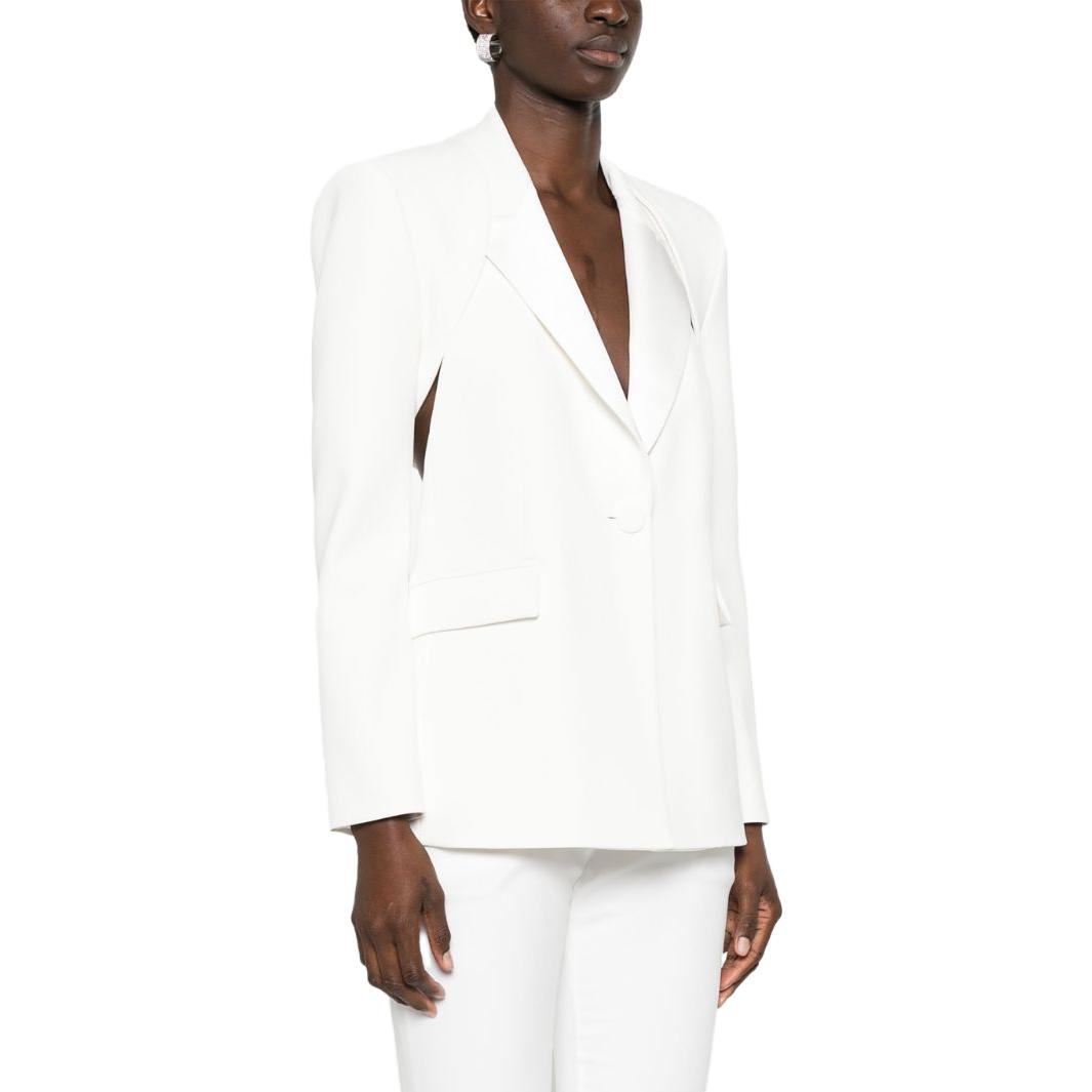 Details for (W) PINKO FW23 白色單排扣長袖休閒西裝外套. 103170A0HC-Z05