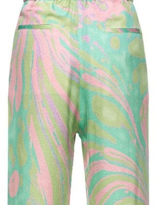 (W) PINKO FW23 抽象印花中腰直筒休閒長褲 女款 多色 103123A1NQ-SN2 Sizing (W) PINKO FW23 抽象印花中腰直筒休閒長褲 女款 多色 103123A1NQ-SN2