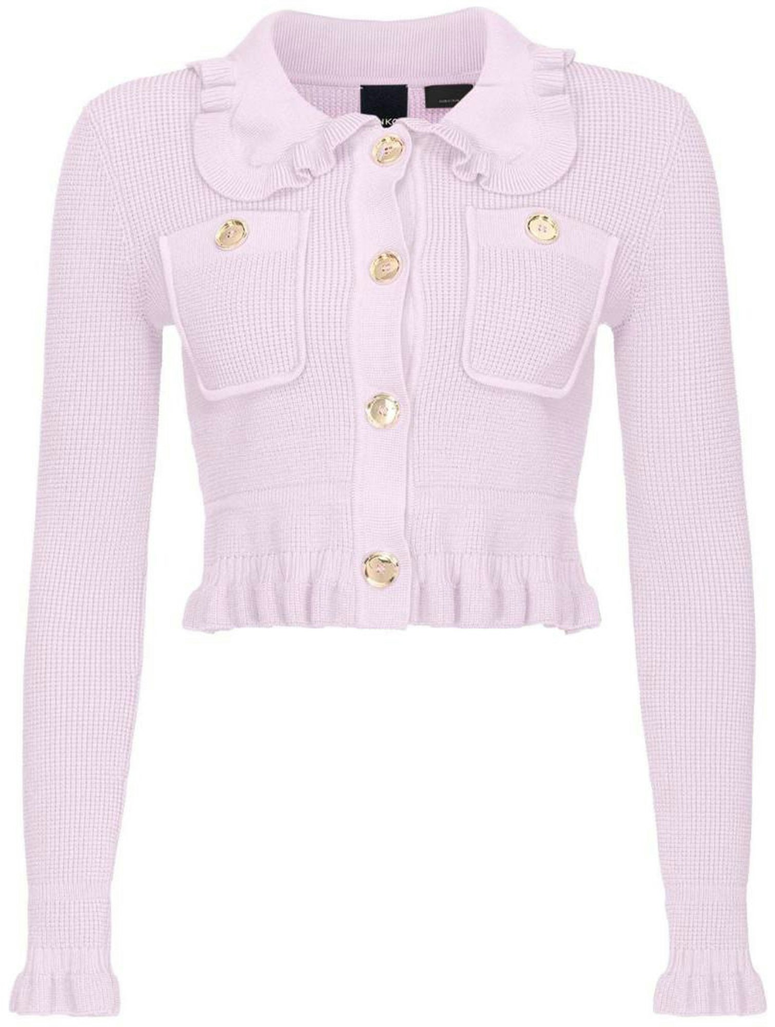 women-pinko-fw-23-pink-ruffle-collar-slim-fit-knit-cardigan-for-women-103160-a1-q3-n78