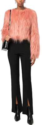 (W) Pinko FW23 粉色純色圓領長袖休閒外套 101742A152-O36 Lookbook (W) Pinko FW23 粉色純色圓領長袖休閒外套 101742A152-O36