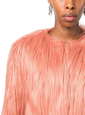 (W) Pinko FW23 粉色純色圓領長袖休閒外套 101742A152-O36 Details for (W) Pinko FW23 粉色純色圓領長袖休閒外套 101742A152-O36