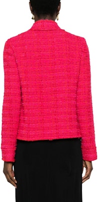 (W) PINKO 女裝FW23高領釦飾夾克 紅莓粉 100539A1OP-YNR Shop (W) PINKO 女裝FW23高領釦飾夾克 紅莓粉 100539A1OP-YNR