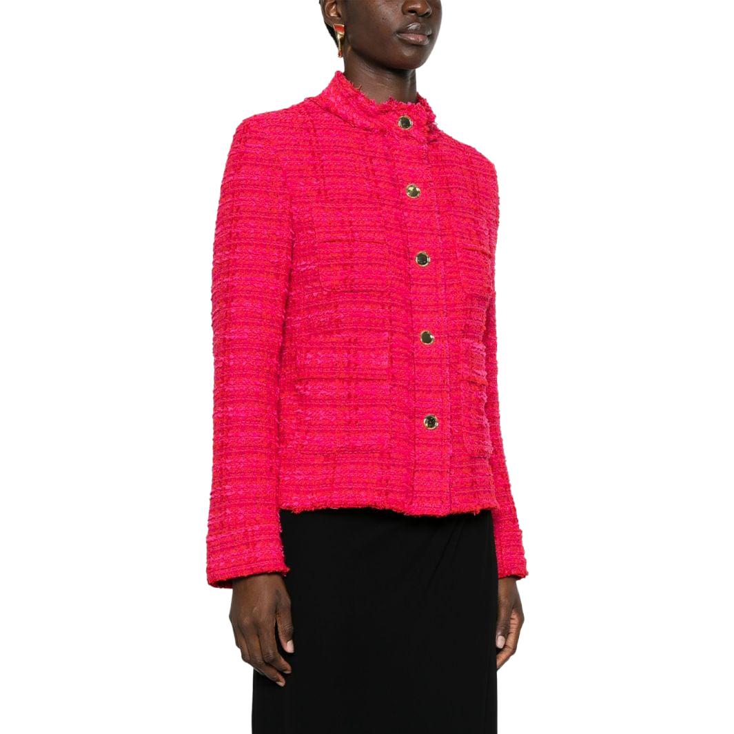 Purchase (W) PINKO 女裝FW23高領釦飾夾克 紅莓粉 100539A1OP-YNR