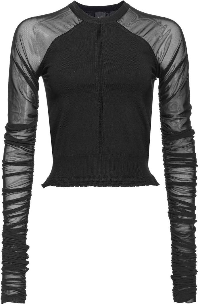 women-pinko-fw-23-solid-color-sheer-pleated-long-sleeve-shirt-for-women-102817-a1-kx-z99