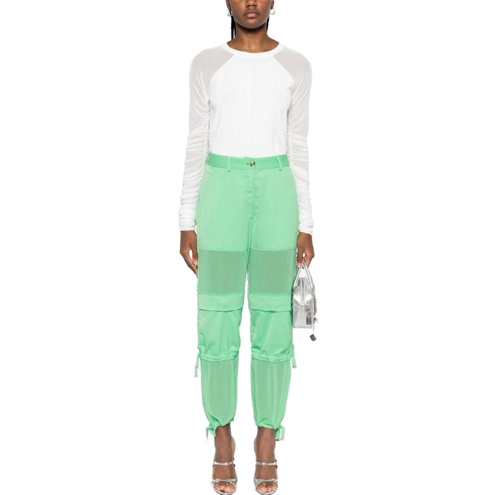 Sizing (W) PINKO FW23 女裝純色薄款百褶長袖襯衫 102817A1KX-Z99