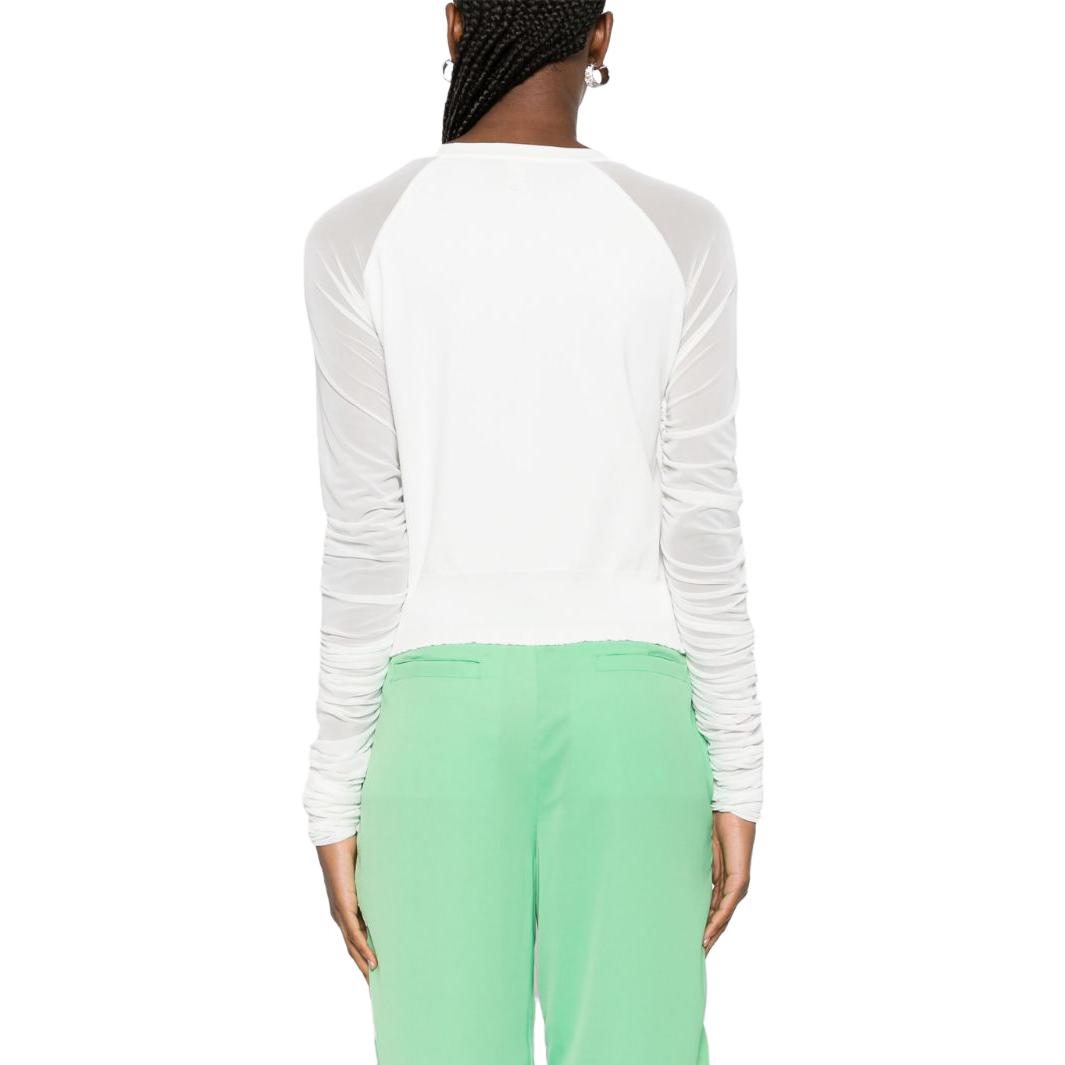 Cheap (W) PINKO FW23 女裝純色薄款百褶長袖襯衫 102817A1KX-Z99