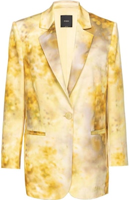 (W) PINKO FW23 黃色漸變印花單扣休閒西裝外套 女款 102858A1K9-HS4 Order (W) PINKO FW23 黃色漸變印花單扣休閒西裝外套 女款 102858A1K9-HS4