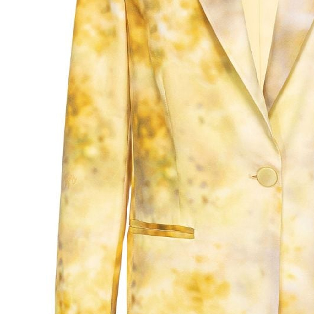 Purchase (W) PINKO FW23 黃色漸變印花單扣休閒西裝外套 女款 102858A1K9-HS4