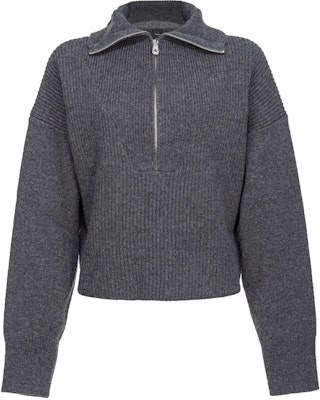 (W) PINKO FW24 深灰色寬鬆落肩針織毛衣 104061A1CH-I76 Order (W) PINKO FW24 深灰色寬鬆落肩針織毛衣 104061A1CH-I76