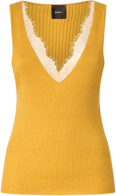 (W) PINKO Atasan Tanpa Lengan Sutra Cashmere dengan Renda Trim 107266A3I0-H61 Buy (W) PINKO Atasan Tanpa Lengan Sutra Cashmere dengan Renda Trim 107266A3I0-H61