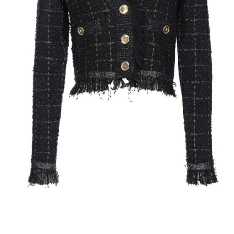 Shop (W) Chaqueta de cuadros multicolor con botones Pinko 101860A16O-ZZ0