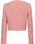 Lookbook (W) Pinko Jaket Crop Double-Breasted Motif Houndstooth Warna Pink 100835A0KK-RZ1