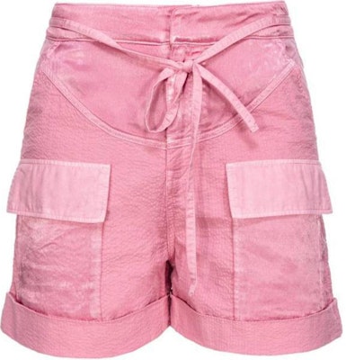 (W) PINKO 單色粉紅綁帶休閒短褲 102981A1ML-N98 Buy (W) PINKO 單色粉紅綁帶休閒短褲 102981A1ML-N98