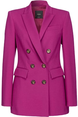 (W) PINKO 女款紫色純色扣式西裝外套 100154A15MVIB Order (W) PINKO 女款紫色純色扣式西裝外套 100154A15MVIB