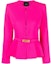 Order (W) PINKO Blazer Lengan Panjang Wanita Warna Merah Jambu Tuang Kasual 101663A0HC-N17