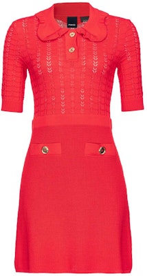 (W) PINKO紅色短袖中長連衣裙女裝 103161A1Q3-R48 Buy (W) PINKO紅色短袖中長連衣裙女裝 103161A1Q3-R48