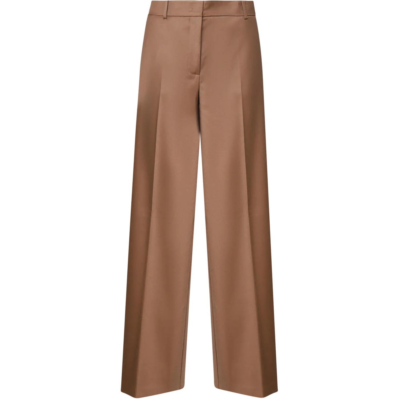 Order (W) PINKO 棕色女裝直筒休閒長褲 拉鍊設計 104459A1B3-M30