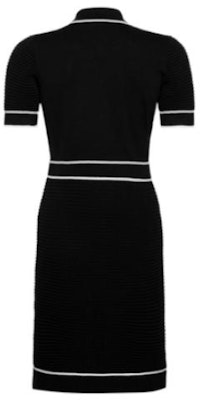 (W) PINKO SS22 黑色条纹网眼针织短袖连衣裙。 1G176BY7ZA-ZZ2 Lookbook (W) PINKO SS22 黑色条纹网眼针织短袖连衣裙。 1G176BY7ZA-ZZ2