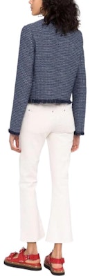 (W) PINKO SS22 海军蓝双排扣仿羊羔毛外套 1G173R8737-EE3 Shop (W) PINKO SS22 海军蓝双排扣仿羊羔毛外套 1G173R8737-EE3