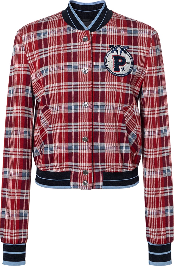 women-pinko-ss-22-red-plaid-patchwork-logo-bomber-jacket-for-women-1-g17-c48697-rc-1