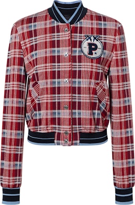 (W) PINKO SS22 紅色格紋拼接Logo女款飛行外套 1G17C48697-RC1 Buy (W) PINKO SS22 紅色格紋拼接Logo女款飛行外套 1G17C48697-RC1