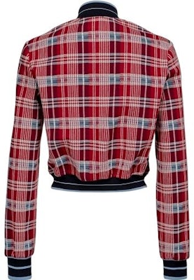 (W) PINKO SS22 紅色格紋拼接Logo女款飛行外套 1G17C48697-RC1 Lookbook (W) PINKO SS22 紅色格紋拼接Logo女款飛行外套 1G17C48697-RC1