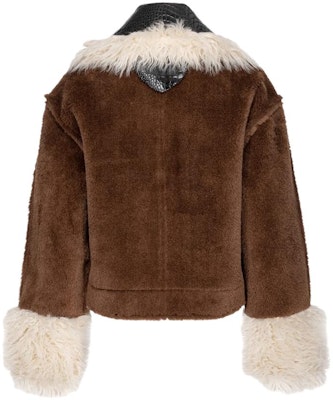 (W) PINKO SS23 ブラウン クロップド シングルブレスト 装飾付きジャケット 102092A19M-L3Z Lookbook (W) PINKO SS23 ブラウン クロップド シングルブレスト 装飾付きジャケット 102092A19M-L3Z