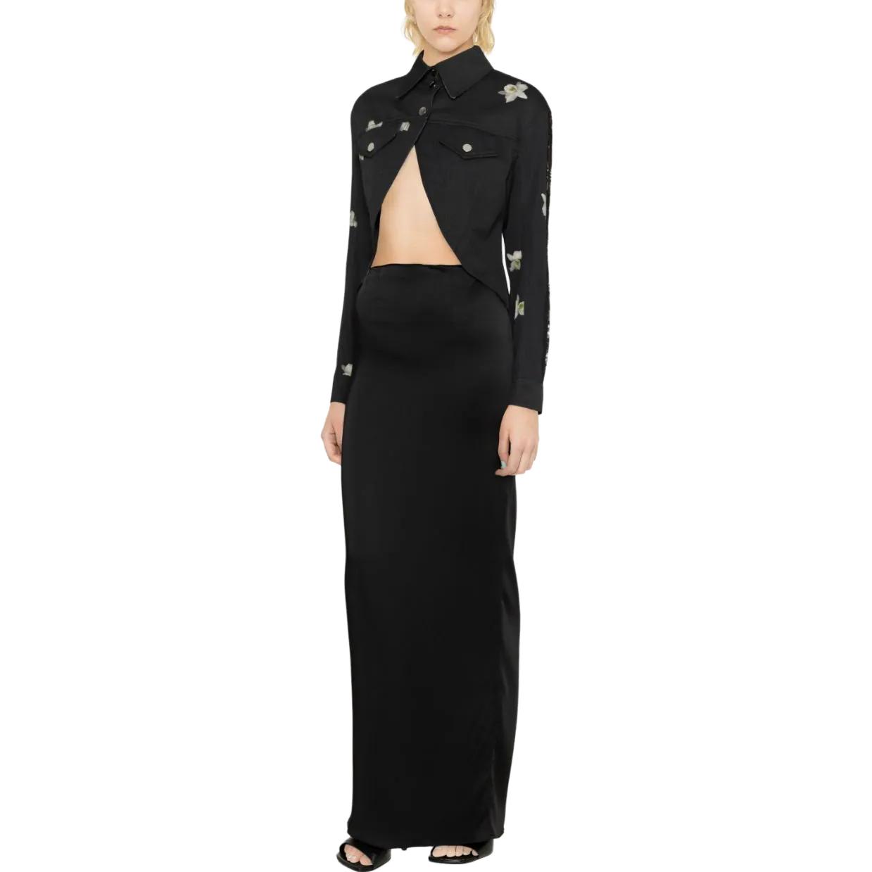 Purchase (W) PINKO SS23 Jaket Blazer Cetakan Bunga - Hitam 102628A1FF-ZZ2