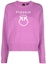 Buy (W) PINKO SS23 粉色印花Logo圓領針織毛衣. 100414Y7Z4-O31