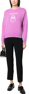 (W) PINKO SS23 粉色印花Logo圓領針織毛衣. 100414Y7Z4-O31 Lookbook (W) PINKO SS23 粉色印花Logo圓領針織毛衣. 100414Y7Z4-O31