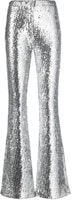 (Women) PINKO SS23 Sequin Flared Pants Silver 100562A0MH-I17 (Women) PINKO SS23 Sequin Flared Pants Silver 100562A0MH-I17