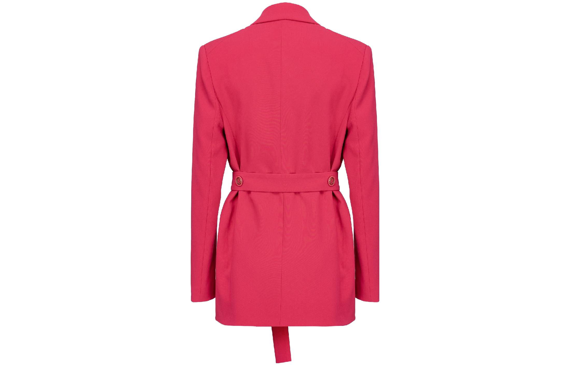 Lookbook (W) PINKO SS23 綁帶修身熱粉紅西裝外套。 1009157624-P87