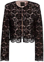 (Women) Pinko SS23 Black Jacket with Lace Details 101149Y5LGZ99 (Women) Pinko SS23 Black Jacket with Lace Details 101149Y5LGZ99