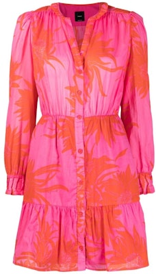 (W) Vestido Camisero Manga Larga Estampado Floral PINKO SS23 Mujer Rosa. 100766A0NQ-NR1 Buy (W) Vestido Camisero Manga Larga Estampado Floral PINKO SS23 Mujer Rosa. 100766A0NQ-NR1