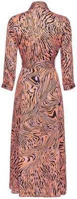 (W) PINKO SS24 抽象印花粉色长袖中长款腰带连衣裙 102834A1KD-ZP1 Lookbook (W) PINKO SS24 抽象印花粉色长袖中长款腰带连衣裙 102834A1KD-ZP1