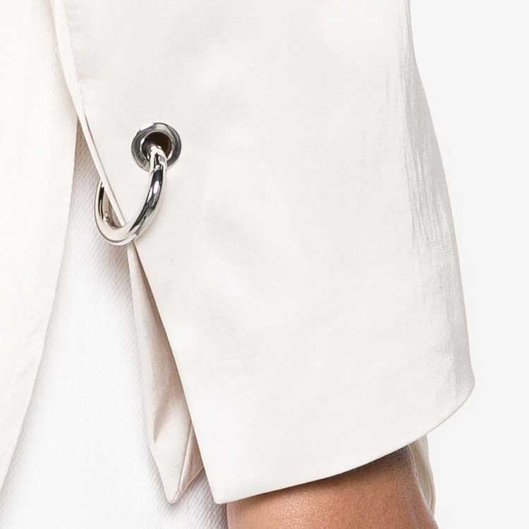 Details for (W) PINKO SS24 米色單排扣長袖西裝外套 103567A1U1-P97