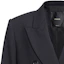 Shop (W) PINKO SS24 Blazer Hitam Double-Breasted Lengan Panjang. 103695A1XX-Z99