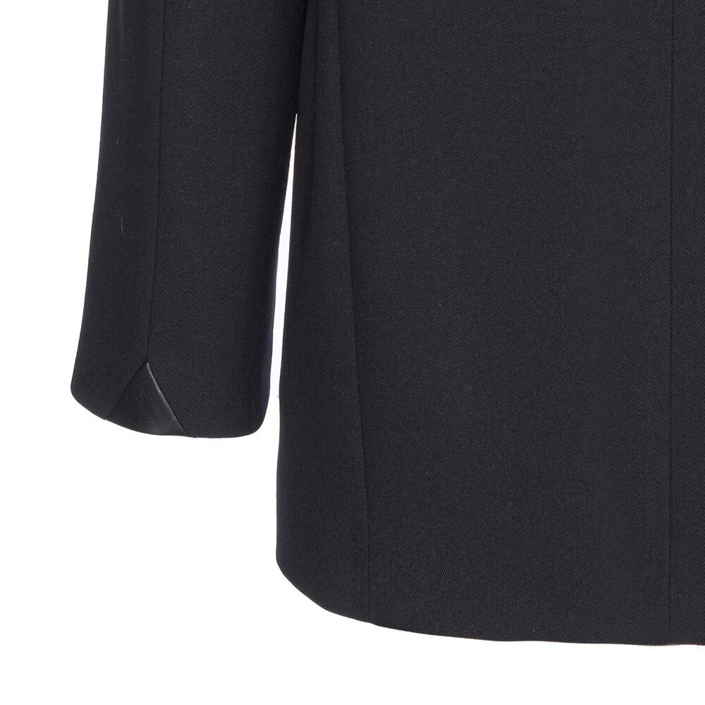 Sizing (W) PINKO SS24 Blazer Hitam Double-Breasted Lengan Panjang. 103695A1XX-Z99