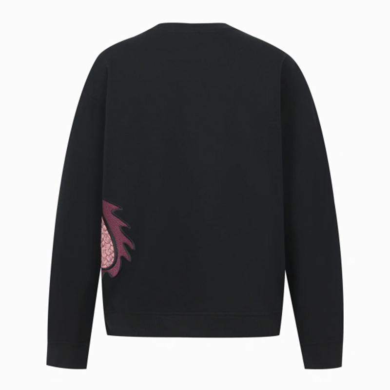 Lookbook (W) PINKO SS24 黑色刺繡愛心龍圖案衛衣 102199A1QS-Z99